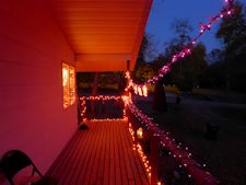 lights on the deck
