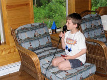 Drew singing